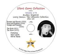 DVD Endless Slapstick. Larry Semon: The Ultimate Collection Disc 13, classic silent comedies