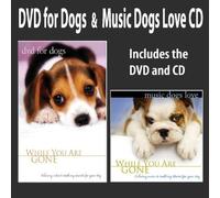 Dvd For Dogs + Music Dogs Love Cd: Dvd/Cd Set (While You Are Gone) Dog Music Dog Dvd