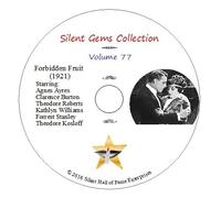 DVD "Forbidden Fruit" (1921) Cecil B.DeMille, Agnes Ayres, Classic Silent Drama