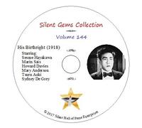 DVD "His Birthright" (1918) Sessue Hayakawa, Classic Silent Drama