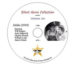 DVD "Jubilo" (1919) Will Rogers, Josie Sedgwick, Classic Silent Comedy-Drama