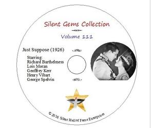 DVD "Just Suppose" (1926) Richard Barthelmess, Lois Moran,Classic Silent Romance