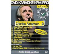 DVD Karaoké KPM Pro Vol.05 "Charles Aznavour 2"
