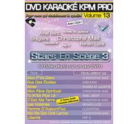 DVD Karaoké KPM Pro Vol.13 "Stars En Scène 3"
