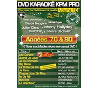 KPM DVD Karaoké KPM Pro - Vol. 16 - Années 70 & 80