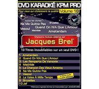 Dvd Karaoké Kpm Pro - Vol. 18 : Jacques Brel