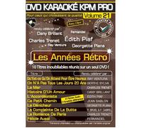 DVD Karaoké KPM Pro Vol. 21 ""Les Années Rétro""