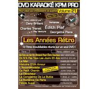 DVD Karaoké KPM Pro Vol.21 "Les Années Rétro"