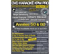 DVD Karaoké KPM Pro Vol.22 "Années 50 & 60"