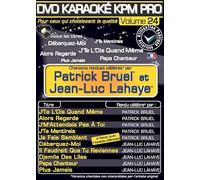 DVD Karaoké KPM Pro Vol.24 "Patrick Bruel & Jean-Luc Lahaye"