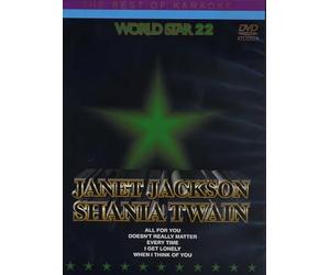 DVD KARAOKE WORLD STAR VOL.22 "Janet Jackson & Shania Twain" (All)