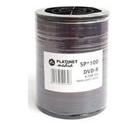 DVD-R 16x Imprimable Glossy, 100 pièces en shrink