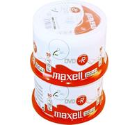 DVD-R 4.7 GB Maxell 16x Speed fullprintable in Cakebox 100 pcs
