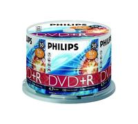 DVD+R 4.7 Go 16x spindle PHILIPS DR4S6B50F/00 - Capacité 4.7 Go - Vitesse 16x - 50 supports inclus