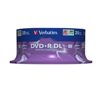 Verbatim DVD+R Double Layer 8x Matt Silver 25pk Spindle 8,5 Go DVD+R DL 25 pièce(s)