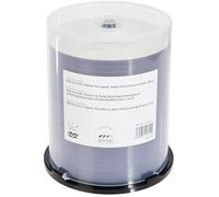 MediaRange DVD‑R MR413 – Surface imprimable jet d'encre – 4,7 Go 16x – Lot de 100 (blanc)