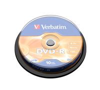 Verbatim DVD-R Matt Silver 4,7 Go 16x - Pack de 10