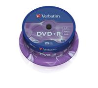 Verbatim DVD+R DataLifePlus 4,7 Go 16x - Spindle de 25