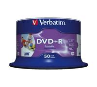 Verbatim DVD+R AZO 4,7 Go 16x imprimable (jet d'encre) Spindle 50