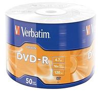 DVD-R - Verbatim - 4.7GB - 16X - Haute qualité - Durée de vie prolongée