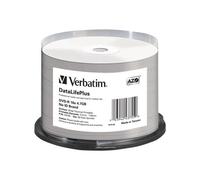 DVD-R VERBATIM 43755 - 50 supports - 4.7 Go - 16x - Spindle - Impression thermique large blanche