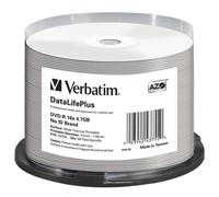 Verbatim DVD-R 43755 DataLifePlus 4,7 Go 16x imprimable thermiquement – lot de 50