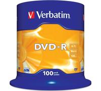 DVD-R Verbatim Matt Silver 100 pièces 4,7 GB 16x