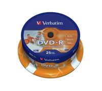 Verbatim 43538 DVD vierge 4,7 Go DVD-R 25 pièce(s)