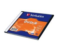 DVD-R Verbatim x 1 - 4.7 Go - Boîtier CD étroit - Vitesse d'écriture 16x