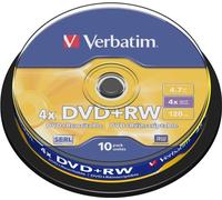 DVD-RW Verbatim 10 pièces noir 4,7 GB 4x (10 pièces)