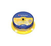 DVD+RW VERBATIM - 120 min - 4.7 Go - 4x - Spindle de 25