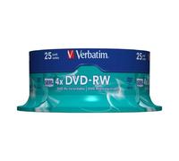 Verbatim DVD-RW Matt Silver 4,7 Go 25 pièce(s)