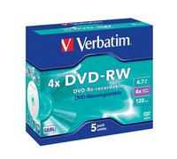 Verbatim DataLifePlus - DVD-RW x 5 - 4.7 Go - support de stockage