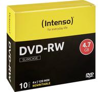 DVD-RW vierge Intenso 4201632 10 pc(s) 4.7 GB 120 min réinscriptible