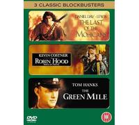 DVD Triples - the Green Mile/Robin Hood/Last of the Mohicans