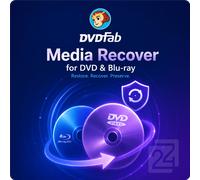 DVDFab Media Recover for DVD & Blu Ray Windows Lifetime