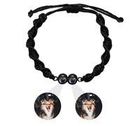 DVDKOLA Bracelet personnalisé avec image à l'intérieur - Bracelet de projection photo personnalisé avec photos - Cadeau commémoratif pour couples/femmes/hommes, fête des mères, fête des pères