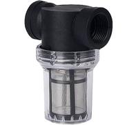 dvegGEE 1 Filtre de Tuyau, Tamis à Mailles en Ligne, Filtre de Jardin, Filtre de canalisation d'eau Domestique d'aquaculture(G3/4 80 Mesh)