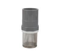 dvegGEE Filtre for Tuyau d'arrosage, Tamis en Maille, 1 pièce 20/25/32/40/50 mm, Filtre en PVC for Irrigation de Jardin, Pompe à Eau, raccords de tuyauterie d'aquarium(Gray,25 mm)
