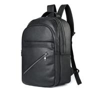 dvegGEE Sac à dos, sac à dos en cuir véritable de grande capacité for les voyages en plein air des hommes, sac d'ordinateur minimaliste européen et américain