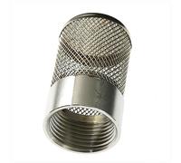 dvegGEE Tuyau, Filtre de canalisation, Tamis en Ligne, 1 pièce de Couvercle de Filtre en Acier Inoxydable, Filtre à Filetage Femelle for Pompe à Eau d'aquarium d'irrigation de Jardin(1/2")