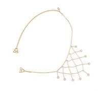 DVERFSWEV-GH Bijoux de chaîne de Corps de Luxe - Les chaînes de Corps Peuvent être superposées et Assorties, Les Bijoux de chaîne de Bikini sont Parfaits for Lui Offrir Un Cadeau(Golden)
