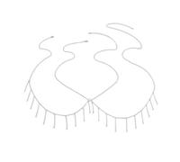 DVERFSWEV-GH Bijoux de chaîne de Corps de Luxe - Les chaînes de Corps Peuvent être superposées et Assorties, Les Bijoux de chaîne de Bikini sont Parfaits for Lui Offrir Un Cadeau(White)