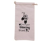 DVERFSWEV-GH Portable Dance Shoe Storage Ballet Shoe Handbag Bags Dance Shoe Bag Shoes Storage Pouch Ballet Shoe Bag Keeps Shoes Organized Clean Easy Access Enhances Shoe Care and Organization(Beige)