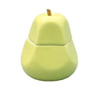 DVERFSWEV-GH Pot d'assaisonnement en céramique avec Couvercle, récipient à épices, Distributeur d'assaisonnement for Cuisine, adapté au Sucre et au sel, Rangement de comptoir Domestique(Green)