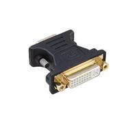 DVI-A Adaptateur,, analogue 24+5 prise femelle sur 15 broches HD prise (VGA)