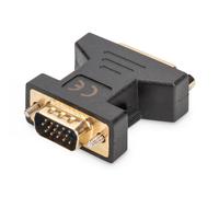 DVI adapter, DVI(24+5) - HD15 F/M, DVI-I dual link, bl