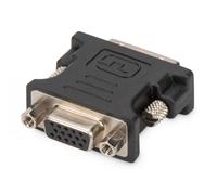 DVI adapter, DVI(24+5) - HD15 M/F, DVI-I dual link, bl