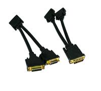 DVI Câble Répartiteur Fractionne Le Dvi-D Signal À 2 X Split Pour 2 Moniteurs
