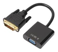 DVI-d 24 + 1 pin mâle à VGA 15 femelle convertisseur d\adaptateur de câble actif
